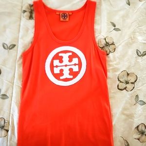 Tory Burch orange size M tank top